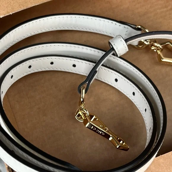 Gucci White Leather Shoulder Bag Strap $450.00 Authentic - Picture 10 of 10